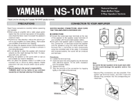 Yamaha NS-10-MT-Owners-Manual